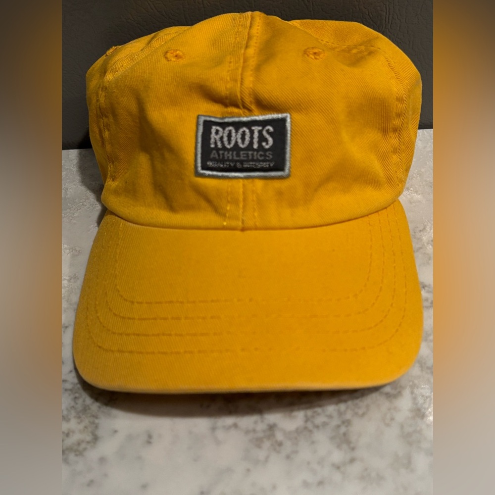 Roots Athletics Yellow Cap adjustable strap
